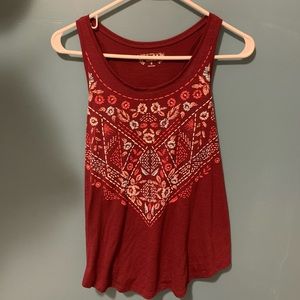 Embroidered Muscle Tank